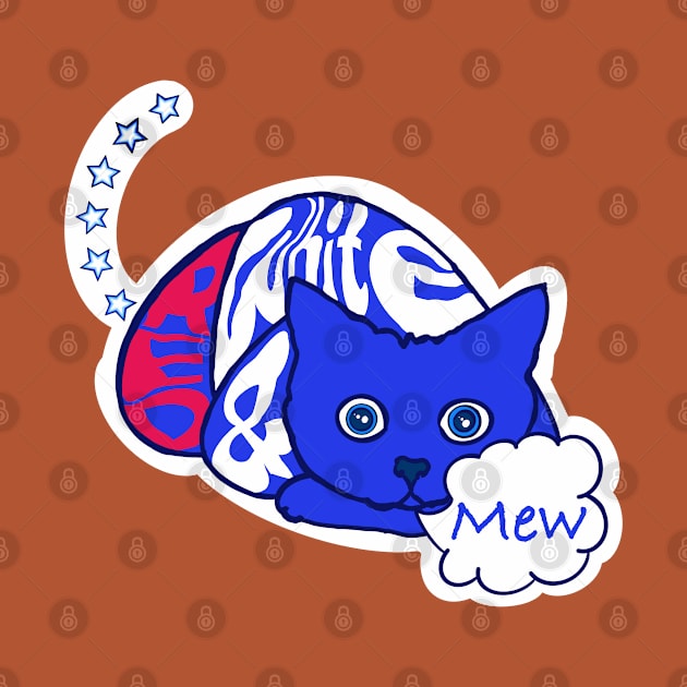 Red White & Blue Cat by TAP4242