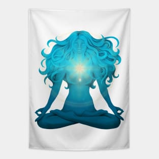 Blue Light Tapestry