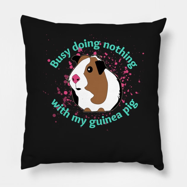 Busy doing nothing with my Guinea Pig Pillow by onepony