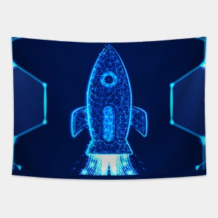 Rocket Galaxy Tapestry