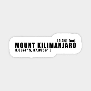 Cradle of Africa: Mount Kilimanjaro Magnet