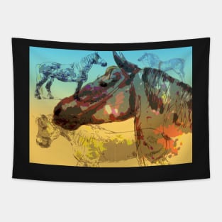 Draft horses Tapestry