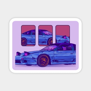 JDM Mazda RX7 Minimalist Magnet