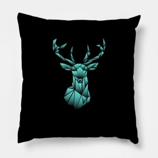 Geometric deer Pillow