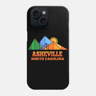 Retro Asheville T Shirt for Men Women and Kids Phone Case