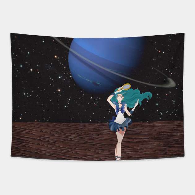 Sailor Neptune Tapestry by YellowCollages