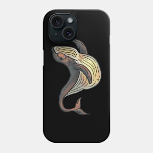 chubby whale Phone Case