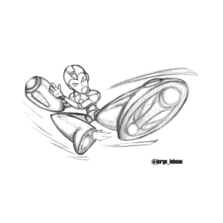 megaman maverick hunter sketch T-Shirt