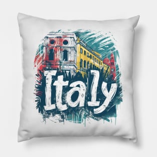 Italy t-shirt Pillow