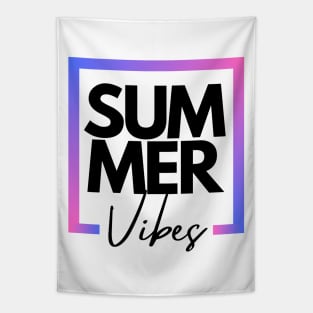 Summer Vibes Tie-Dye, summer days, beaches, sun, vibes, Tapestry