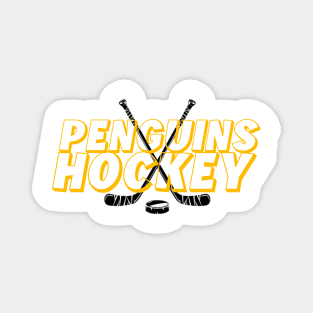 Penguins hockey Magnet