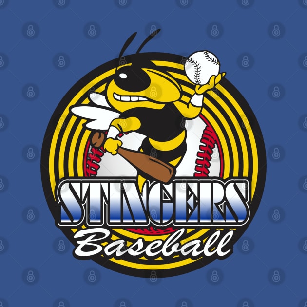 Stingers Baseball by DavesTees