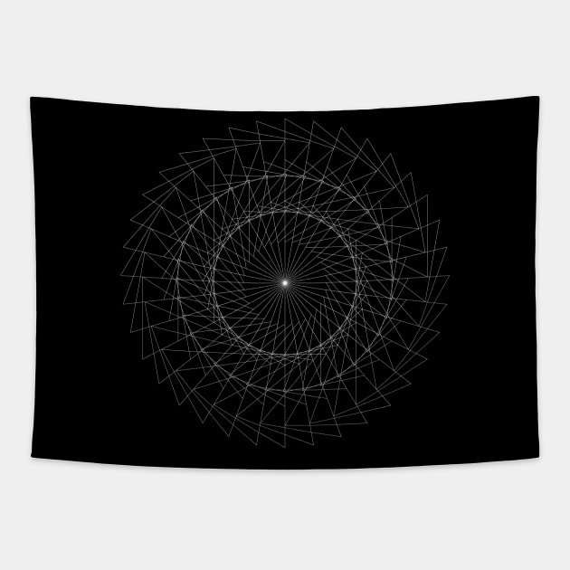 Triangle Geometric Circle T-Shirt Tapestry by Geo-Bubbles