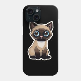 Cute Siamese Cat Lover Funny Siamese Cat Phone Case