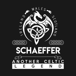 Schaeffer Name T Shirt - Another Celtic Legend Schaeffer Dragon Gift Item T-Shirt