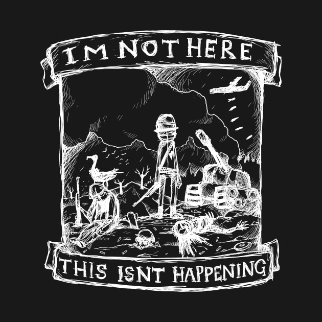 Im Not Here, This isnt Happening - How to Disappear Completely - Illustrated Lyrics - Inverted by bangart