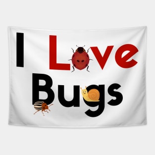 I Love Bugs Tapestry