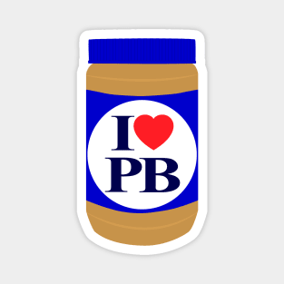 I Love Peanut Butter Magnet