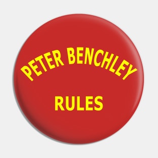 Peter Benchley Rules Pin