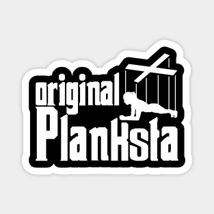 Pilates, Funny Plank Magnet