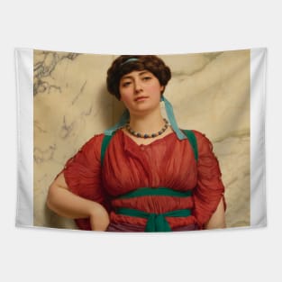 Eurypyle by John William Godward Tapestry