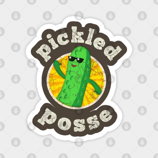 Pickled Posse Magnet by FrootcakeDesigns