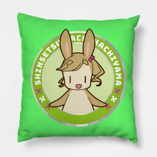 Green rabbit Pillow