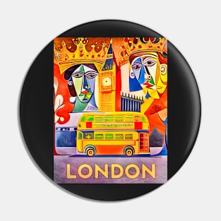 LONDON, globetrotters Pin