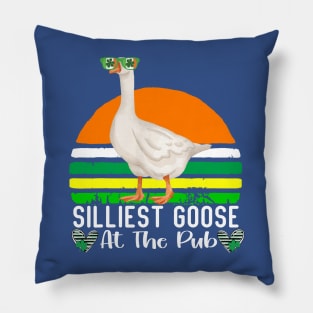 Silliest Goose At The Pub 2 Pillow