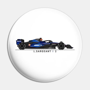 F1  Racing Logan Sargeant Williams Fan shirt Pin