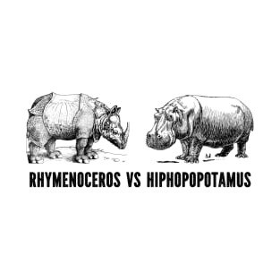 Flight of the Conchords rhymenoceros VS hiphopopotamus T-Shirt