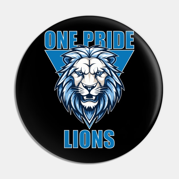 Detroit Lions Pin by vectrus