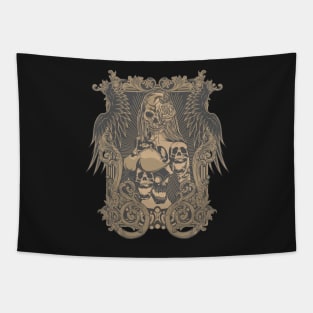 Skull Wing Tapestry