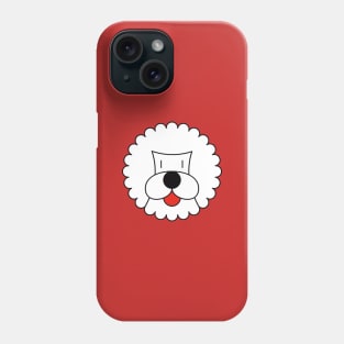 Happy Bichon Frise Dog Round Face Phone Case