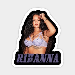 RIHANNA purple Magnet