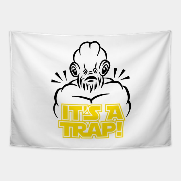 It's a Trap Tapestry by mrfahrenheight