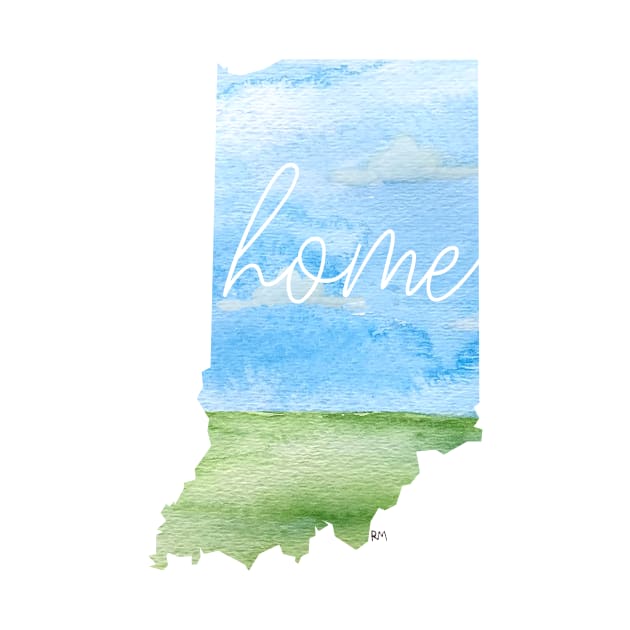 Indiana Home State by RuthMCreative