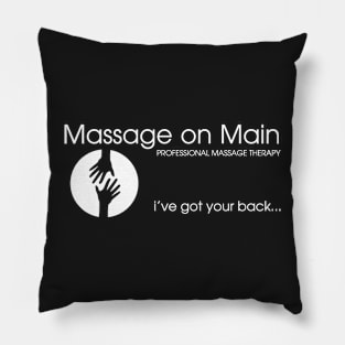 Massage on Main mask - white Pillow