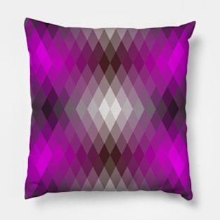 Abstract Diamond - Purple Pillow