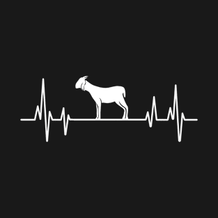 Goats Heartbeat Goat Breeding T-Shirt