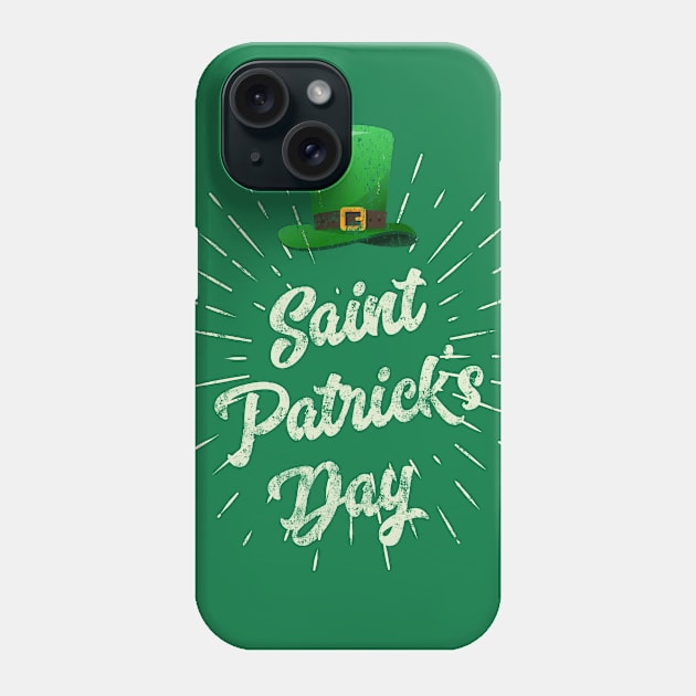 Vintage Saint Patricks Day Phone Case by vladocar