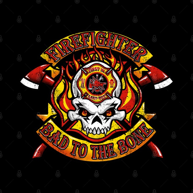 FIREFIGHTER : Bad to the Bone / First In - Last Out by ATOMIC PASSION