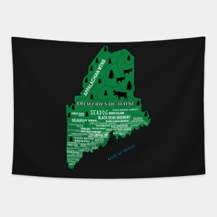 Breweries of Maine Tapestry