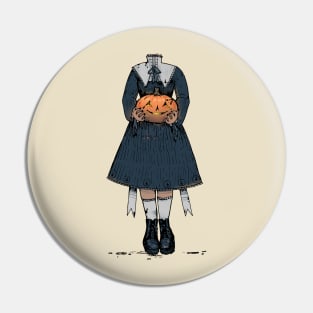 Headless Girl (Color Version) Pin