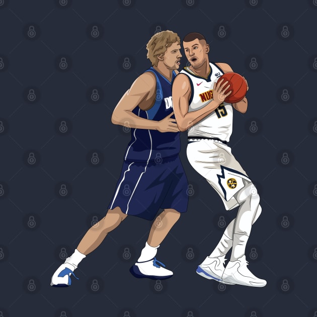 Dirk vs Jokic by xavierjfong