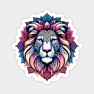 Mystical Lion Mandala Magnet