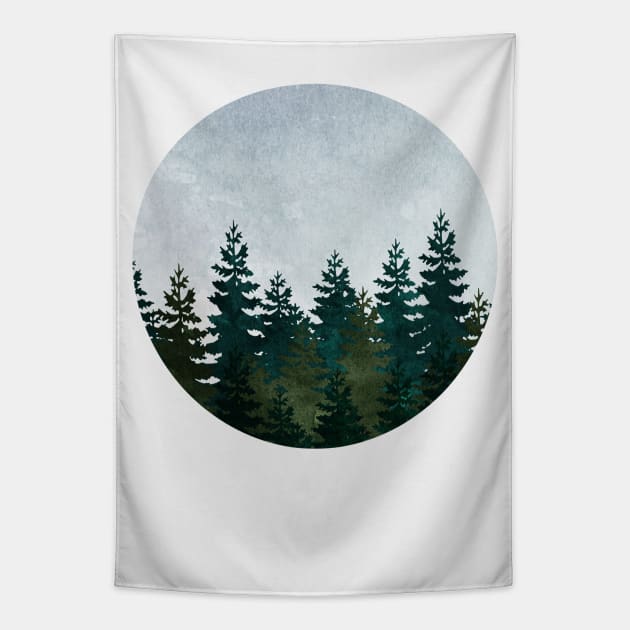 Evergreen Tapestry by kookiepixel