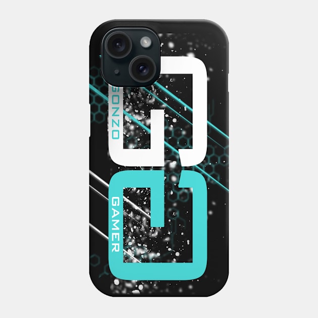 Blue GG Tyre Marked Logo Phone Case by GonzoGamer