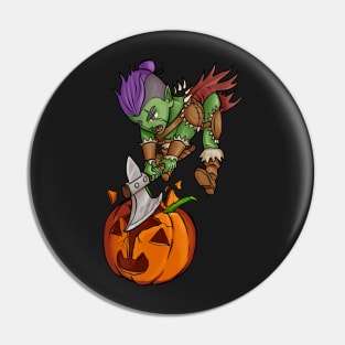 Halloween Orc Pin