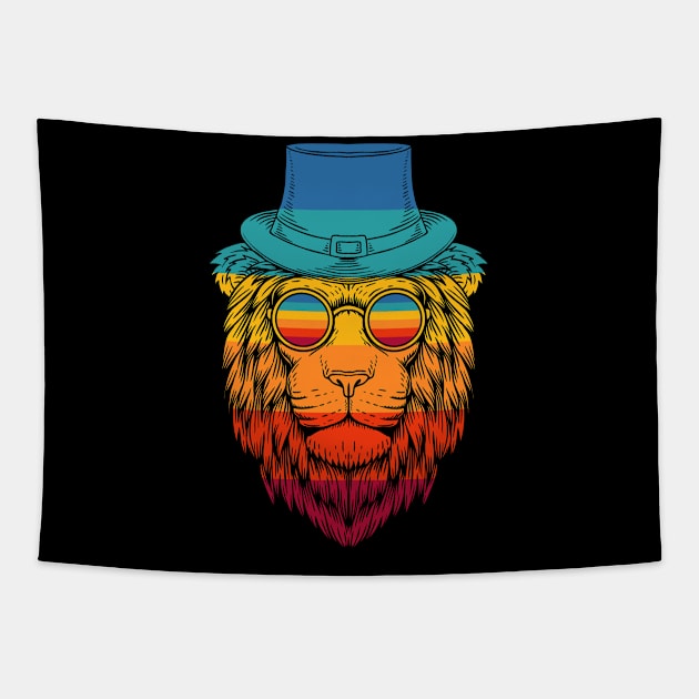 Vintage rasta lion Tapestry by Maticpl